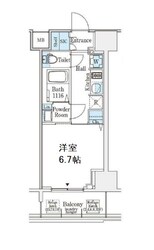 ジオエント新町の物件間取画像